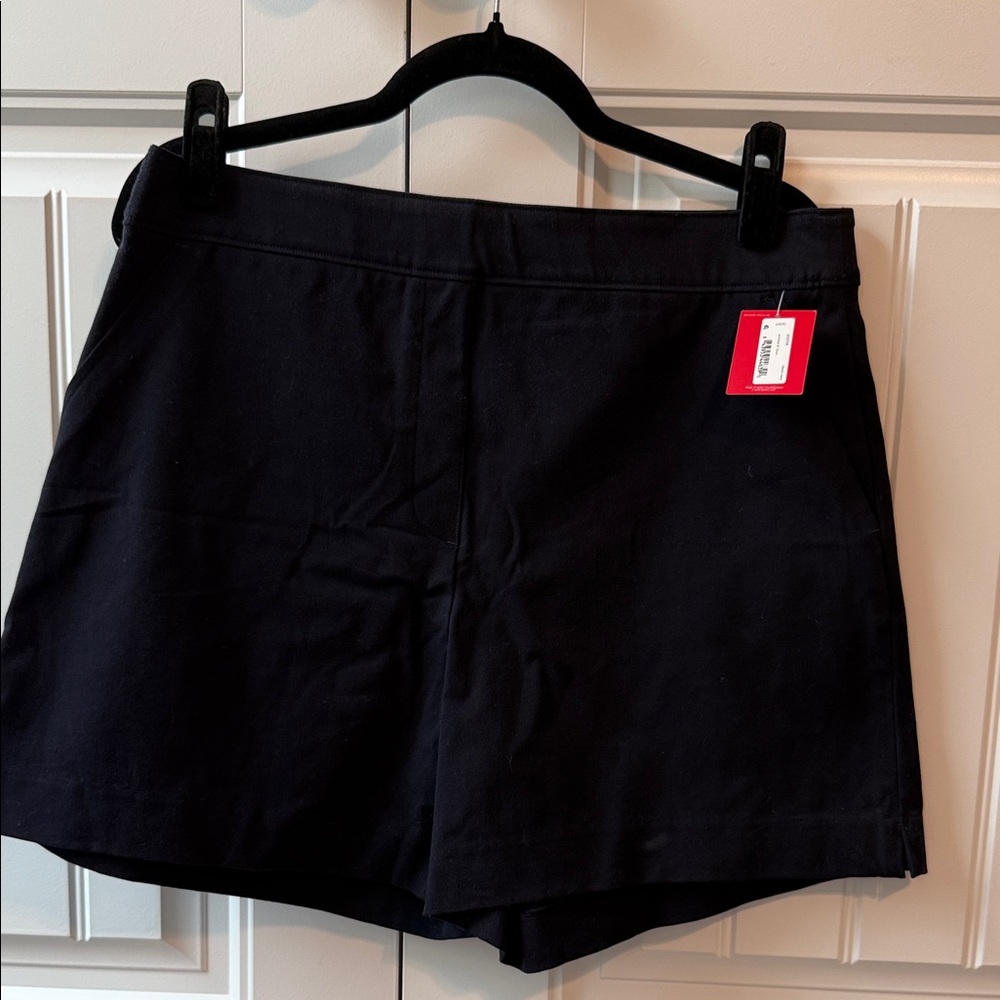 SPANX High Waist Navy Shorts